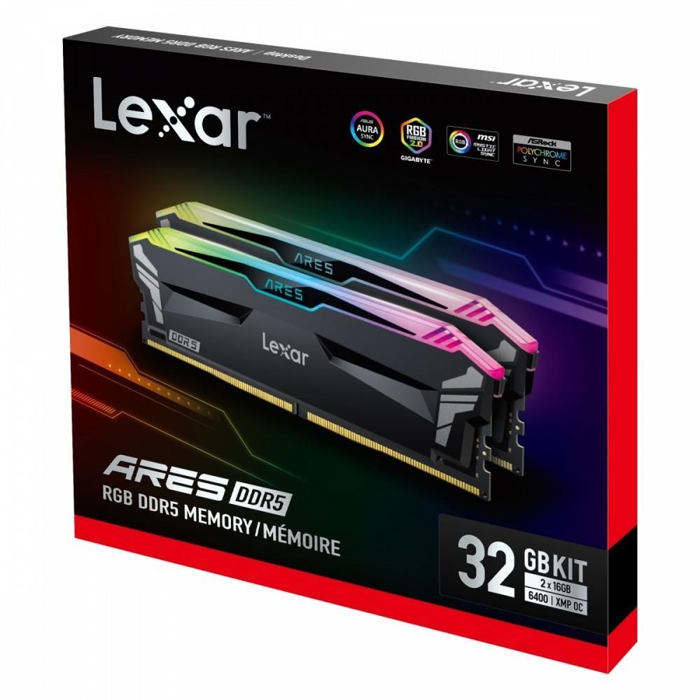 Lexar Ddr5 Ares Rgb Gaming 32GB (2*16Gb) 6400