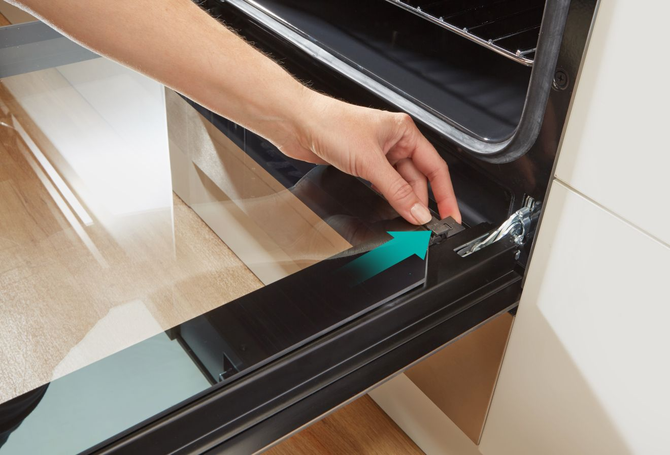 Gorenje Zdejmowane szklane drzwi