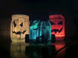 Ozdoby na Halloween - świecące stwory