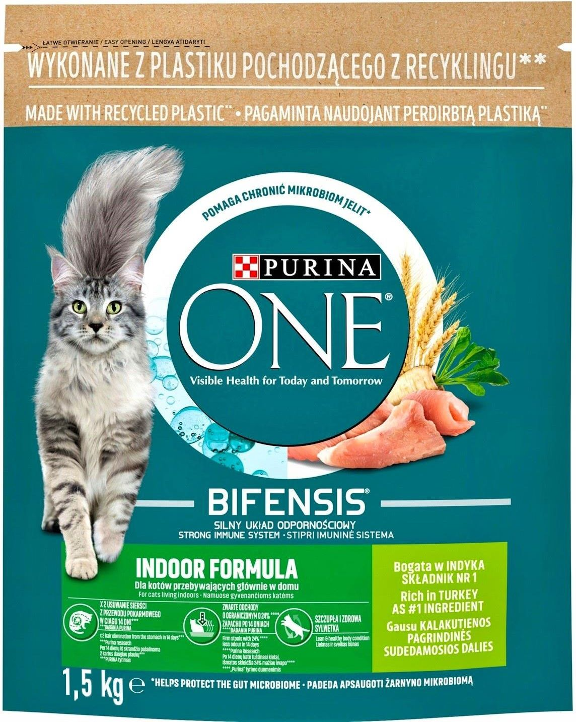 Purina One Adult Indoor Turkey 1,5Kg