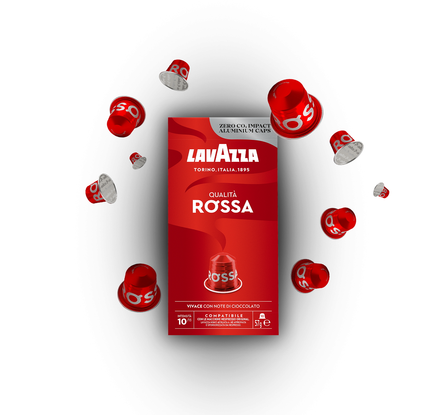 LAVAZZA KAPSUŁKI NCC ALU QUALITA ROSSA 10SZT 