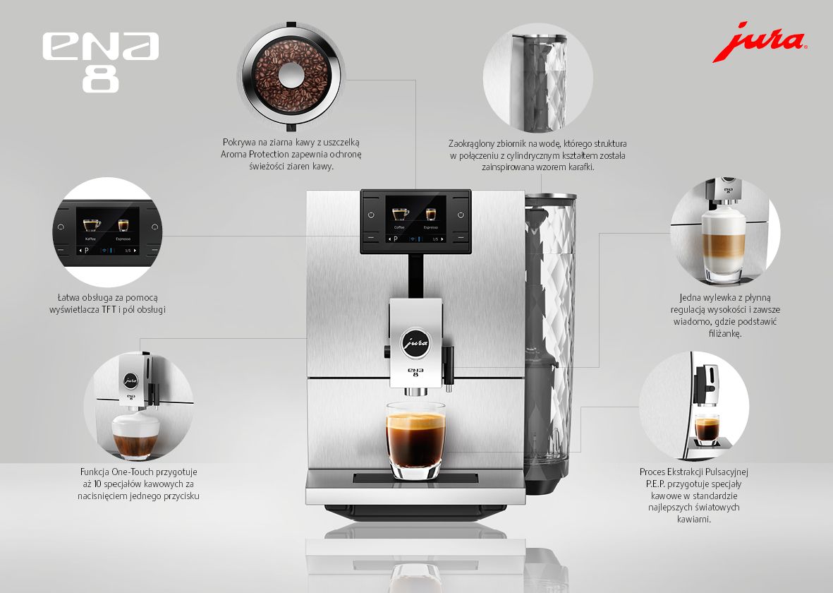 JURA ENA 8 Massive Aluminium (15222 