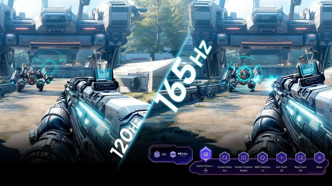 Hisense 165Hz Game Mode Ultra, FreeSync Premium Pro