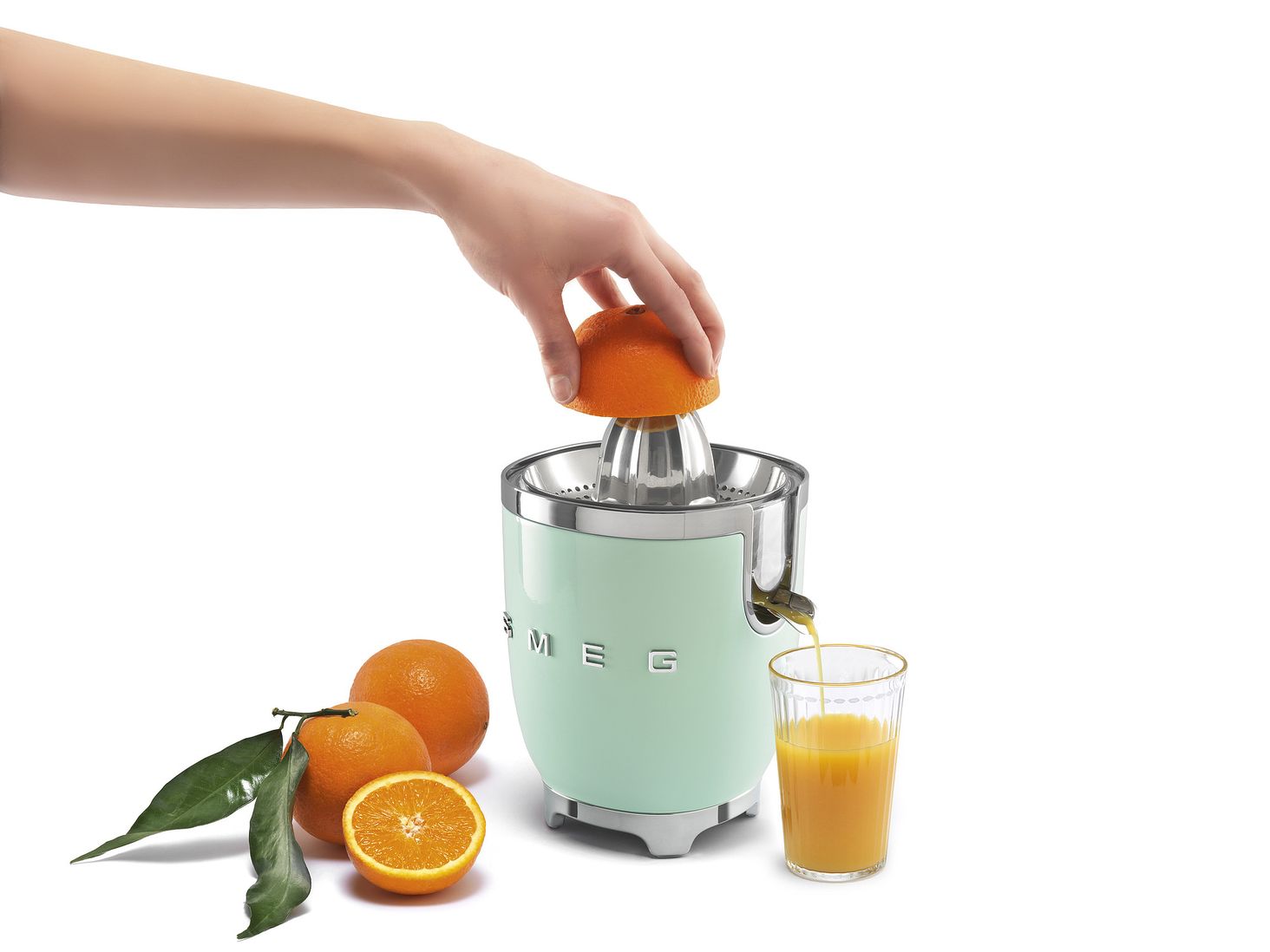 ☆新品 SMEG シトラスジューサー パルテルグリーン CJF11PGUS Citrus juicer Pastel green CJF11PGUS | Smegusa.com