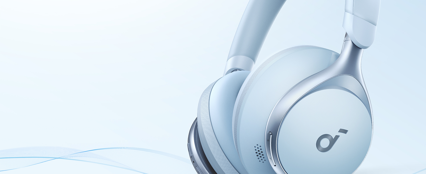 sound core byANKER SpaceOne ブルー Soundcore Space One | ヘッドホンの製品情報 | Anker Japan