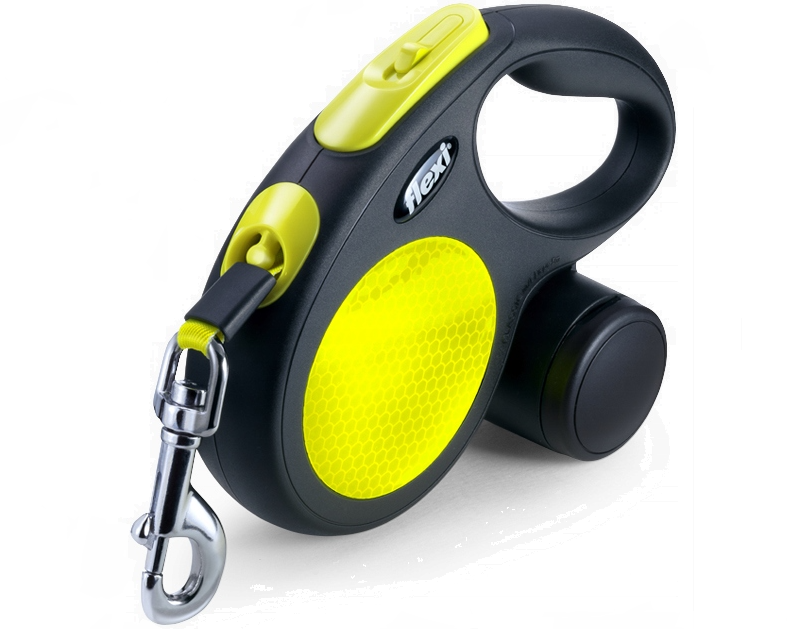 Flexi New Classic S Taśma 5m Neon -2