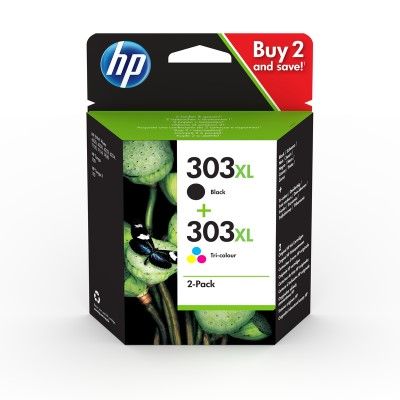 HP 303XL Czarny + Kolor - 1