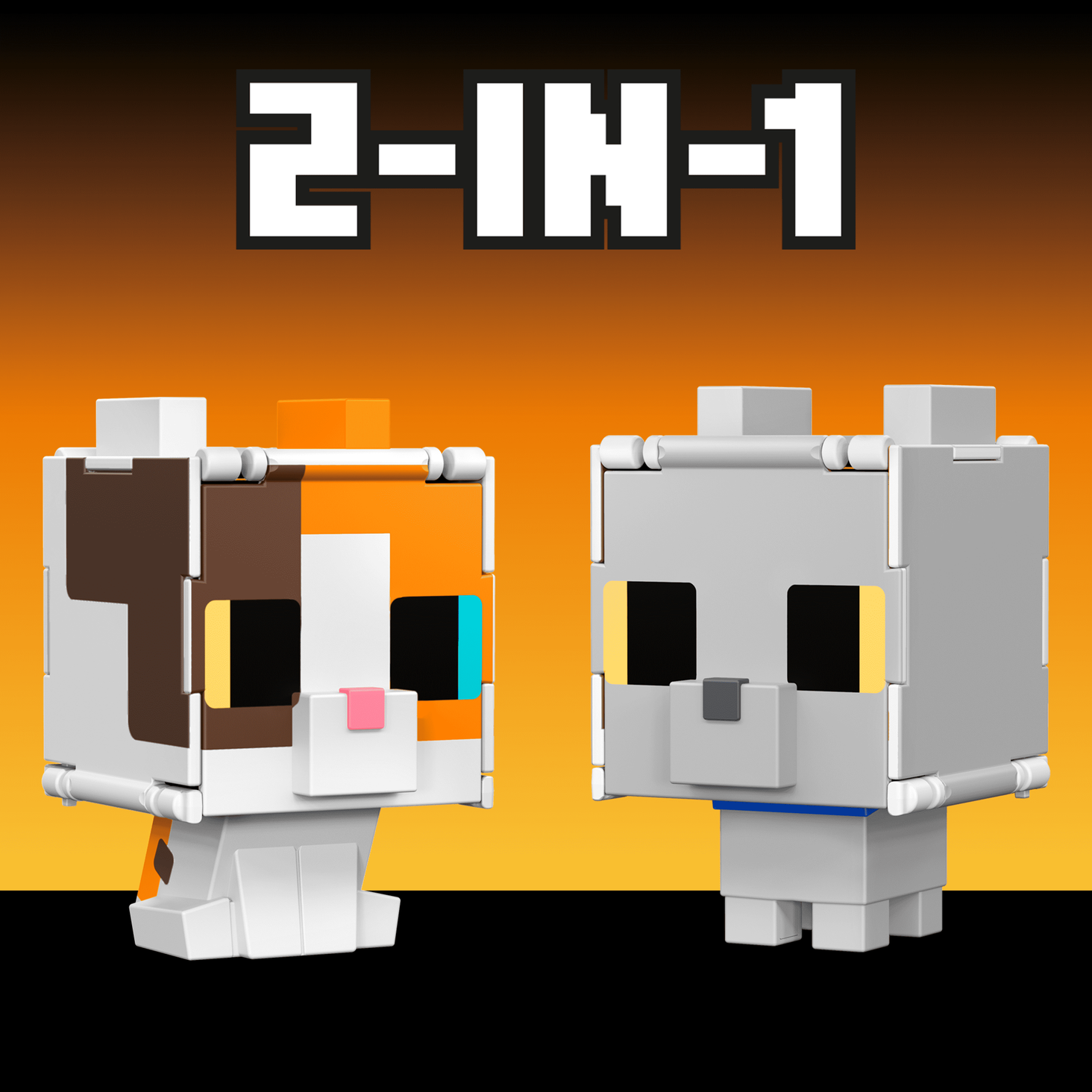 Minecraft Figurka z transformacją 2 w 1  2