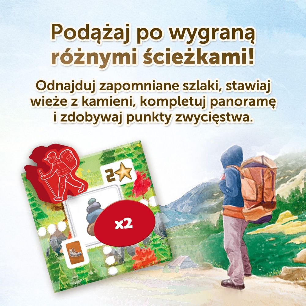 Pięć Szczytów Polska Gra Planszowa Towarzyska Rodzinna Board Game Po Polsku  Gift