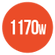 Moc 1170W