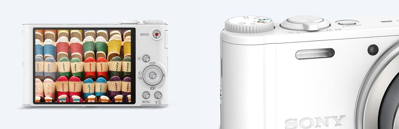 ソニー SONY Cyber-shot DSC-WX350 Wi-Fi ホワイト APARAT SONY DSC-WX350 BIAŁY Wi-Fi NFC 20x Full HD FOTOMEGA