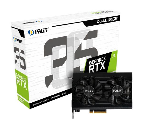 PALIT GEFORCE RTX 3050 美品 Palit GeForce RTX 3050 StormX 8GB GDDR6 - Karty graficzne