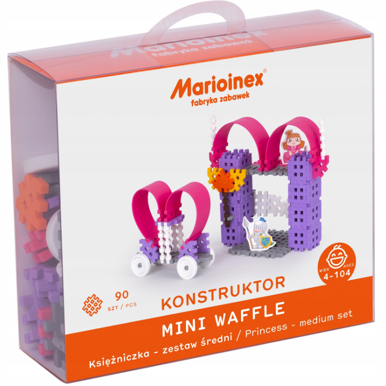 Marioinex Mini Waffle Księżniczka Zestaw Średni 903766_1