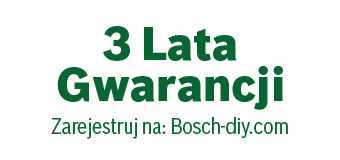 Bosch 3 lata gwarancji