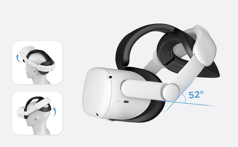 Oculus Pasek Elite Strap Z Baterią Do Zestawu Oculus Quest 2