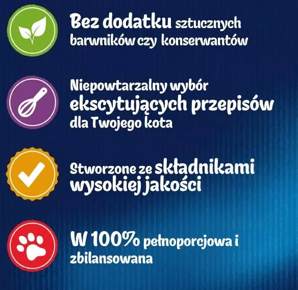 Інфографіка Felix Fantastic 12x85g з перевагами