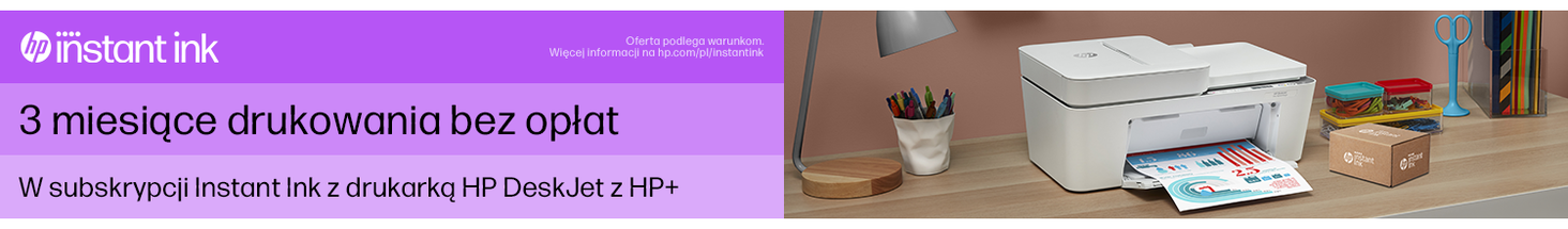 HP Instant Ink 3 miesięce bez opłat