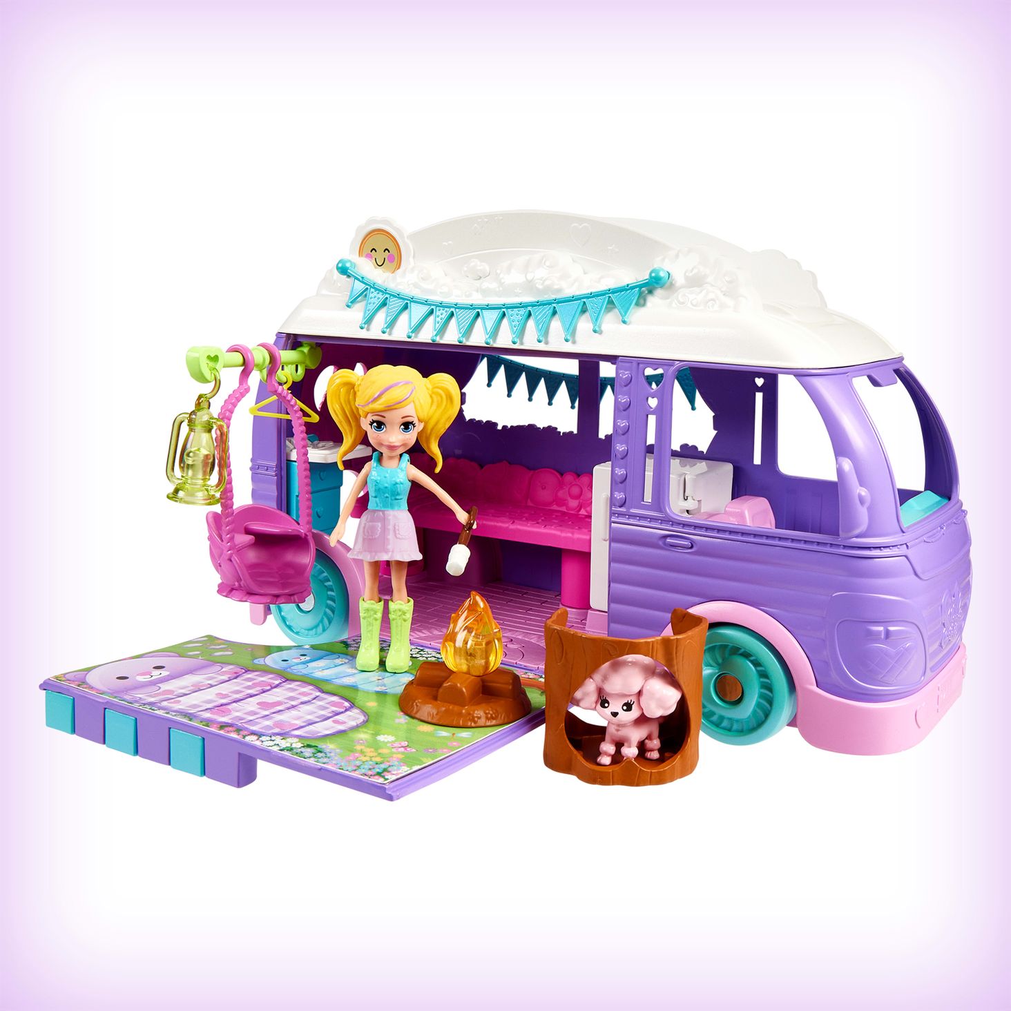 Mattel kamper z dziewczynką
