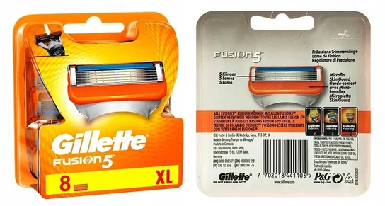 Gillette 8Szt Wkłady Fusion5 Power Ostrza - grafika 3