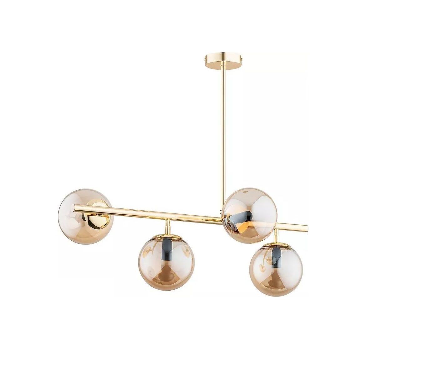 Alfa Lungo Lampa Wisząca 4 punktowa złota 63030