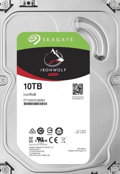 Dysk twardy Seagate Iron Wolf 10TB SATA 6Gb/s (ST10000VN0008