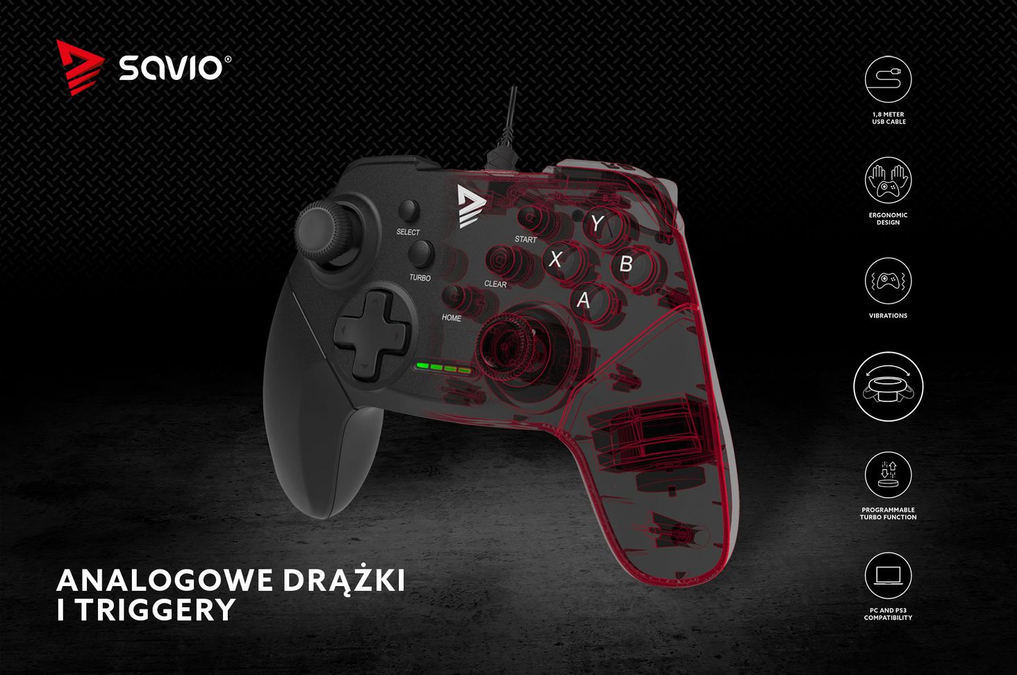 Savio Rage Czarny