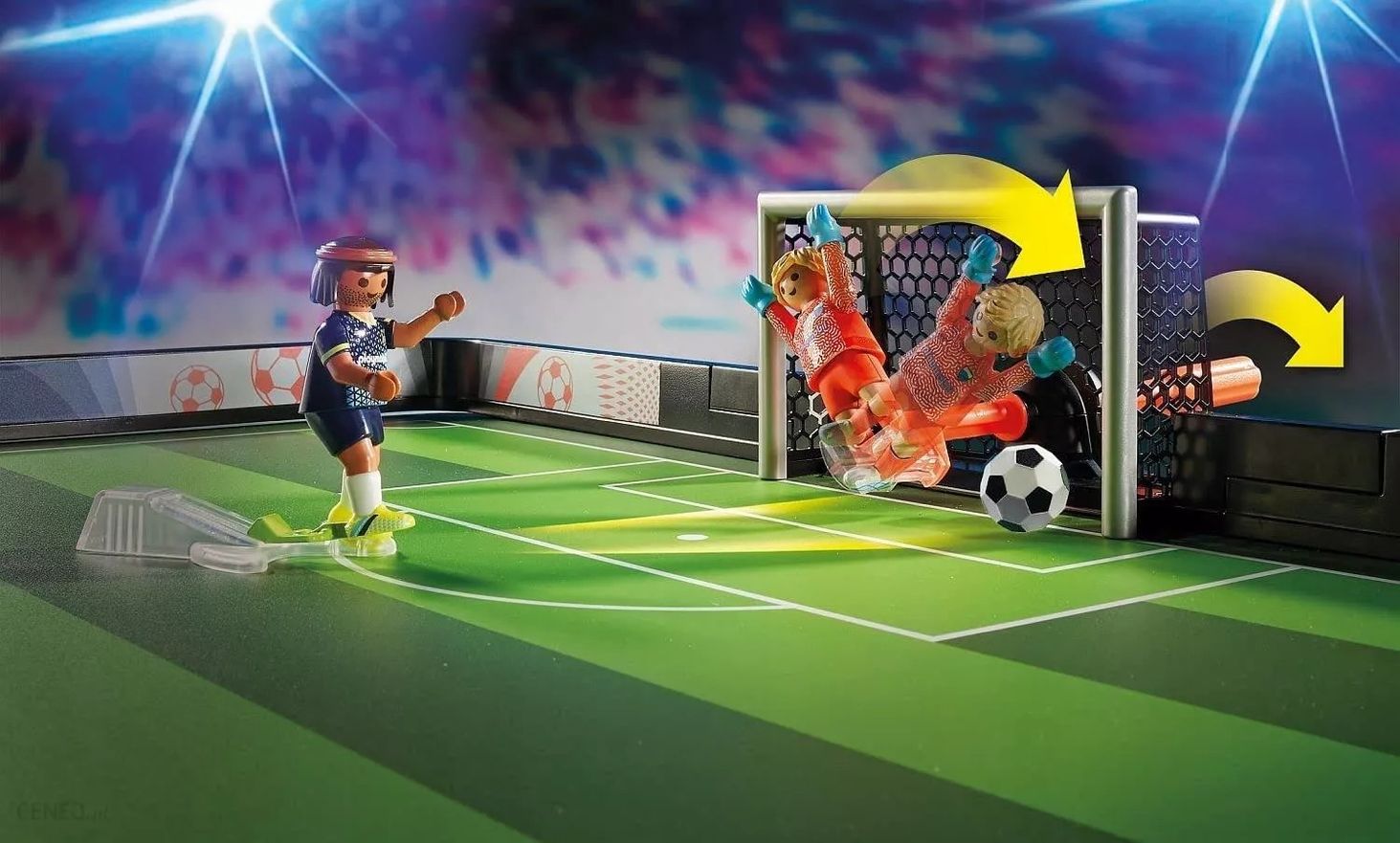 Football Referee, Linesmen and camera man - Playmobil Soccer 4717