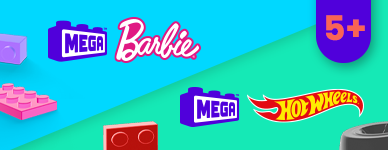 MEga bloks baner barbie