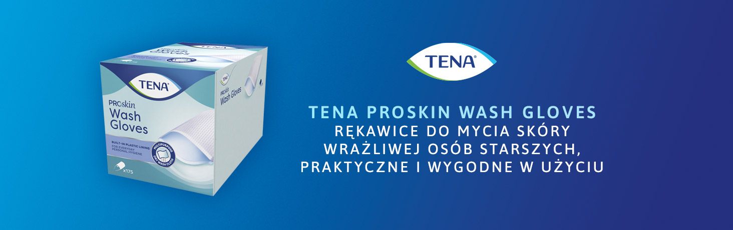 TENA Wet Wash Gloves banner