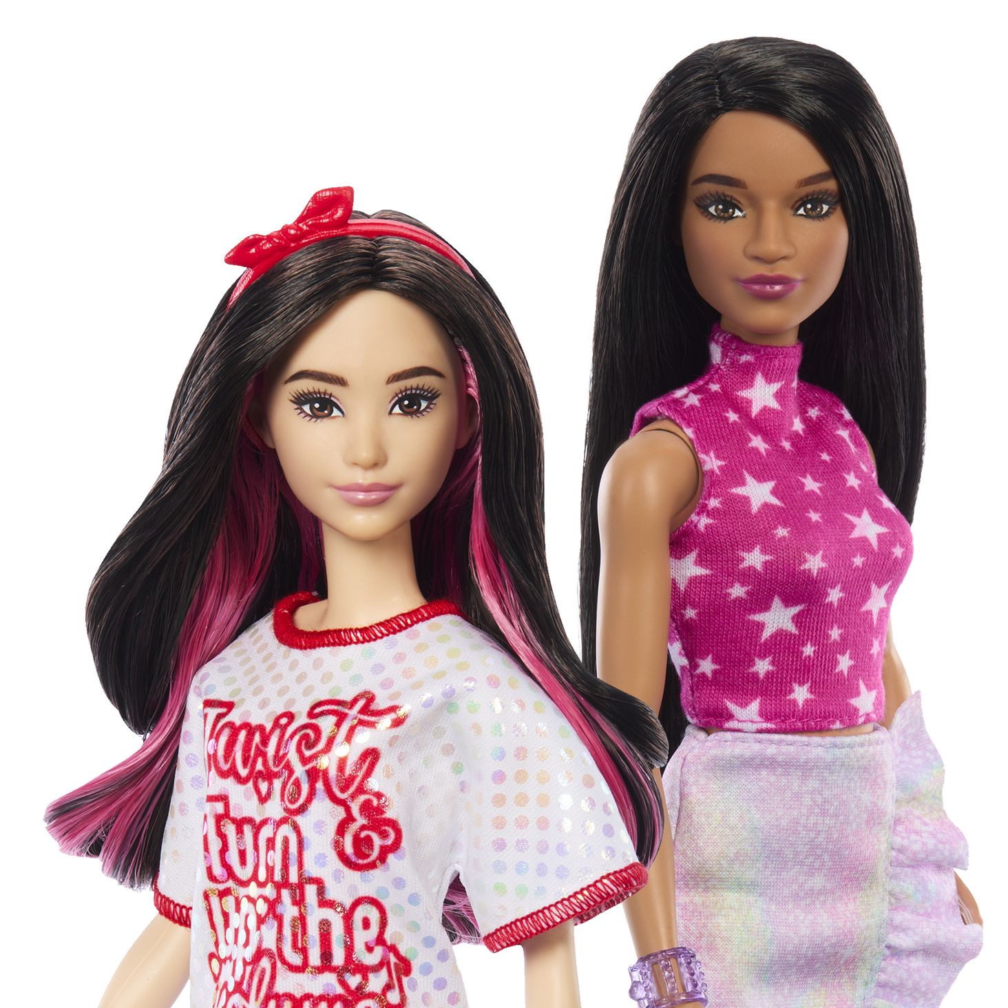 Lalka Barbie Fashionistas #218 Lalka z długimi niebieskimi włosami ...