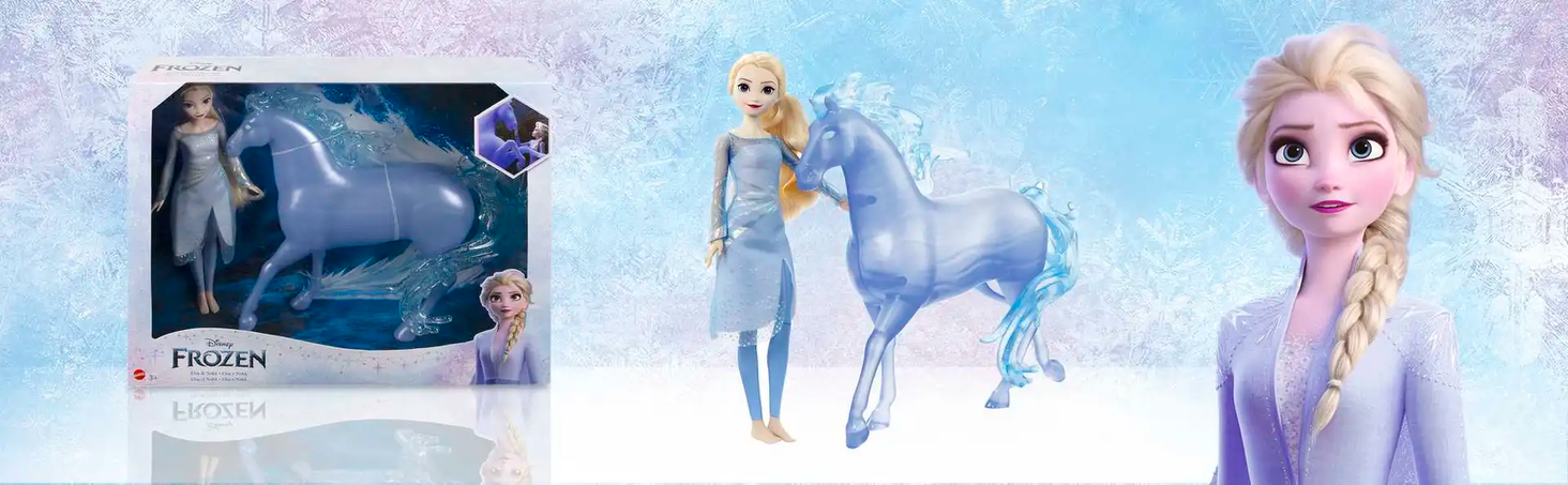 Boneca ELSA e Cavalo NOKK Princesas Disney Frozen Mattel HLW58 – Starhouse  Mega Store