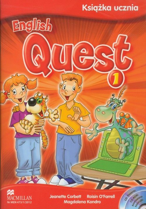 ENGLISH QUEST 1 książka ucznia + CD ROM - ceny i opinie - Ceneo.pl