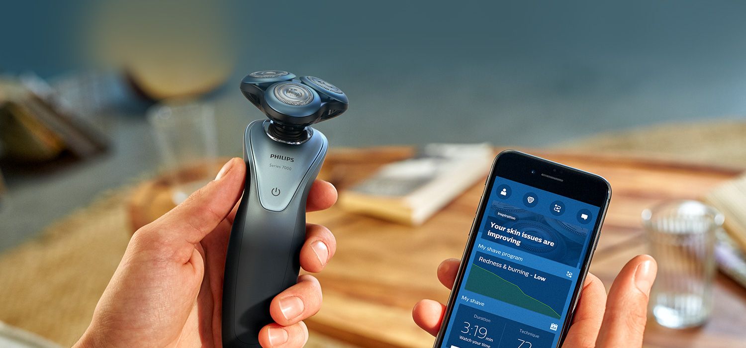 Электробритва для сухого и влажного бритья philips shaver series 7000