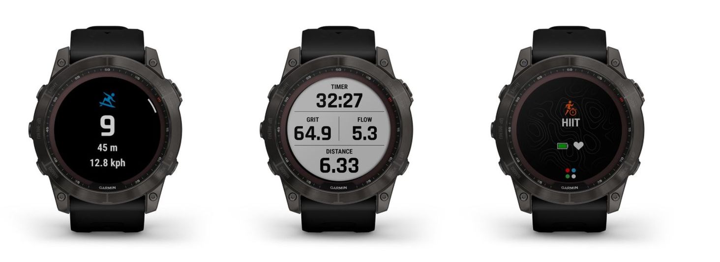 Garmin Fenix 7x pro sapphire solar titane carbon gray