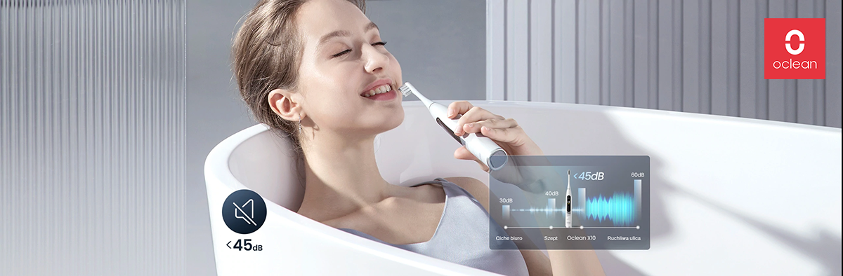 oclean x10 cicha szczoteczka