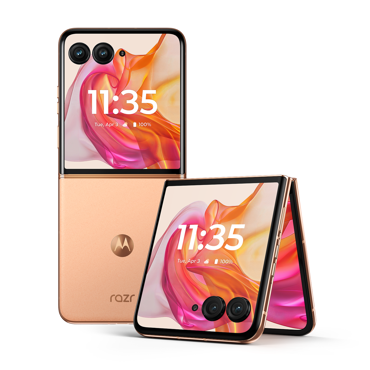 Motorola Razr 50 ultra Peach Fuzz