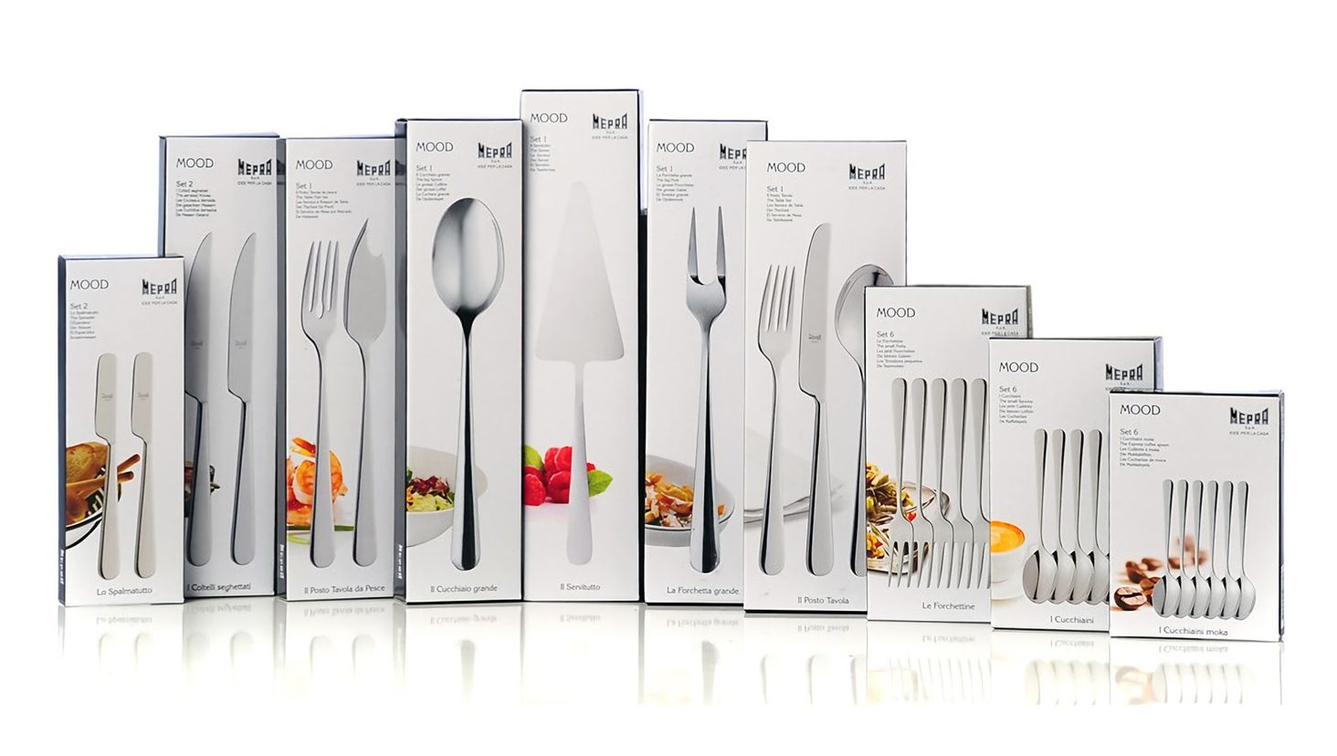 Mepra - Fantasia Millenium Couverts 24 Pcs Vert Verde - Les