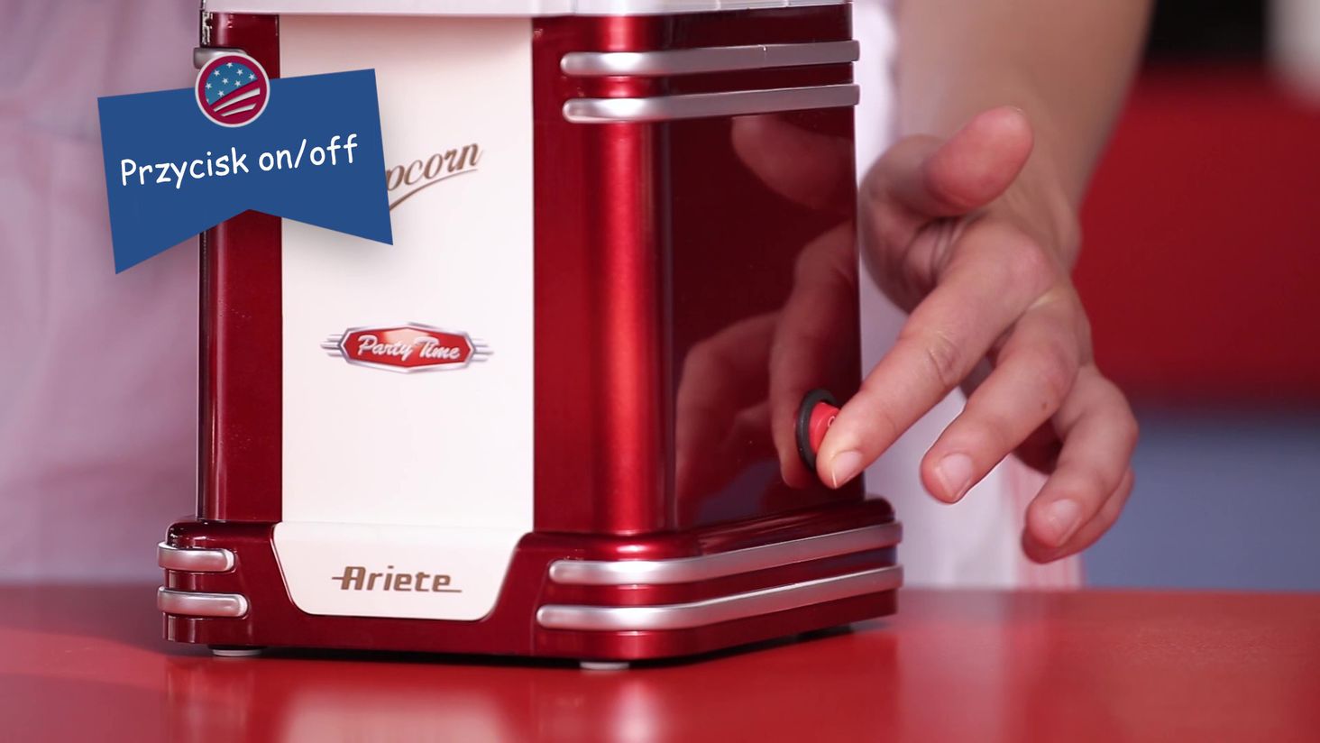 Ariete Partytime Popcorn Popper 50's 2954/00- zdjęcie 3