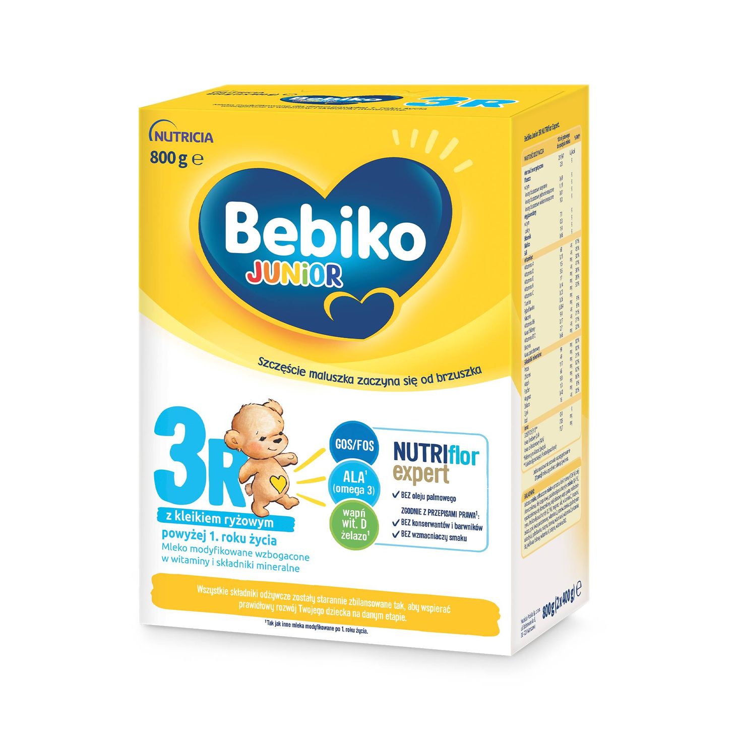 Bebiko Junior 3R Mleko modyfikowane 800g opakowanie