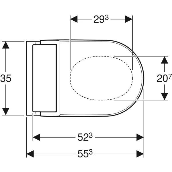 geberit rysunek techniczny