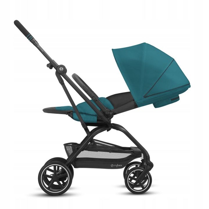 Wózek Cybex Eezy S Twist + Plus 2 Deep Black Spacerowy