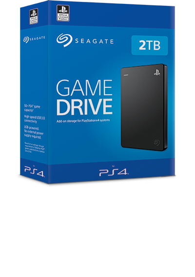 Seagate Game Drive 2 To Noir et bleu - Accessoires PS4 - Garantie