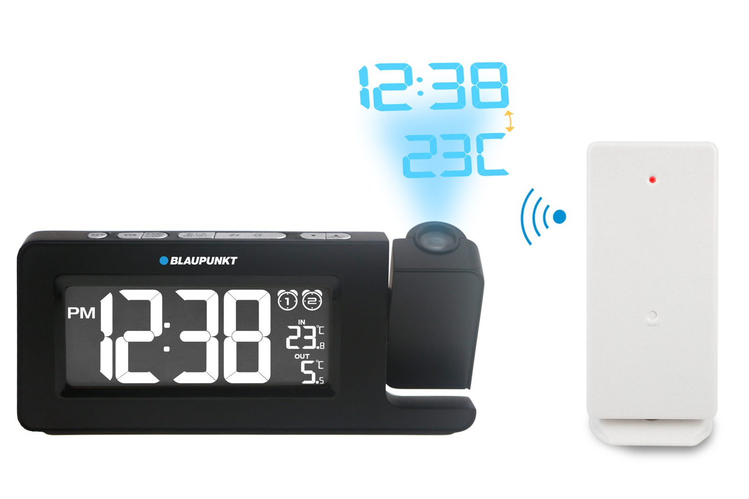 Radiobudzik CRP10BK