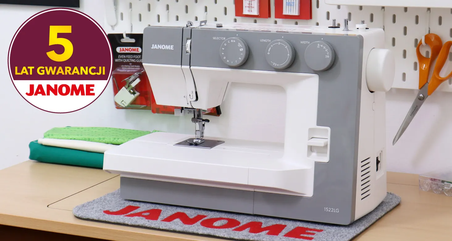 Maszyna do szycia Janome 1522LG Jasnoszara - Opinie i ceny na Ceneo.pl