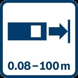 Zakres pracy 0,05 – 100 m