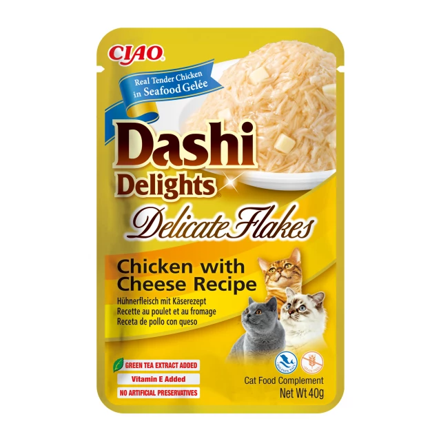 Inaba Cat Delicate Flakes Kurczak i ser 40g