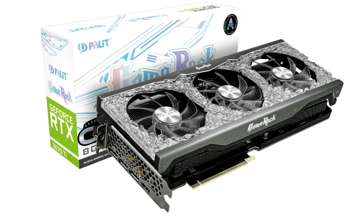 即日発送:PALIT GeForce RTX 3070 Ti 8GB Palit GeForce RTX 3070 Ti GameRock 8GB GDDR6X - Sklep