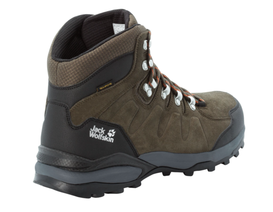Buty trekkingowe Jack Wolfskin Refugio Texapore Mid Khaki Phantom