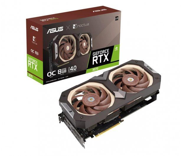 ASUS GeForce RTX 3070 Noctua OC Edition 8GB LHR (RTX3070O8GNOCTUA