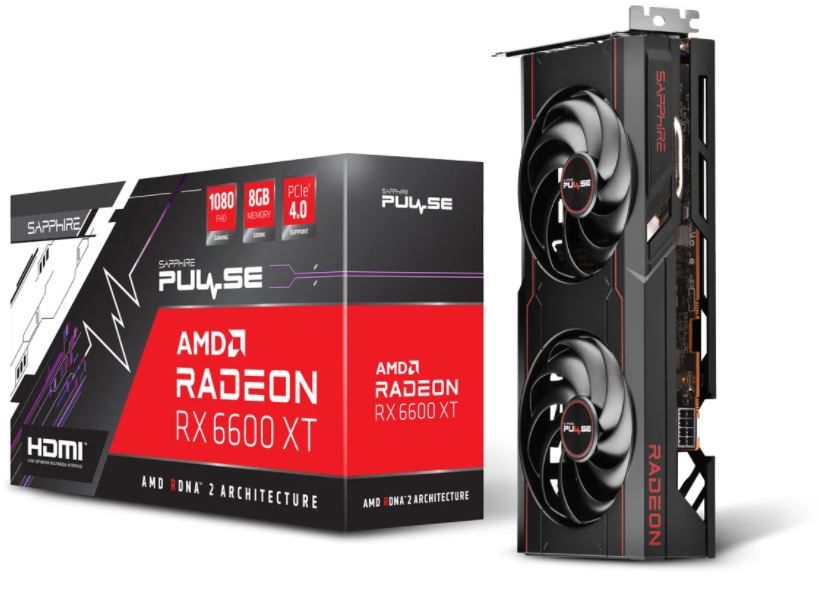 新品　2個セット　SAPPHIRE PULSE RX 6600 Sapphire Radeon RX 6600 GAMING Pulse 8GB GDDR6 - Karty